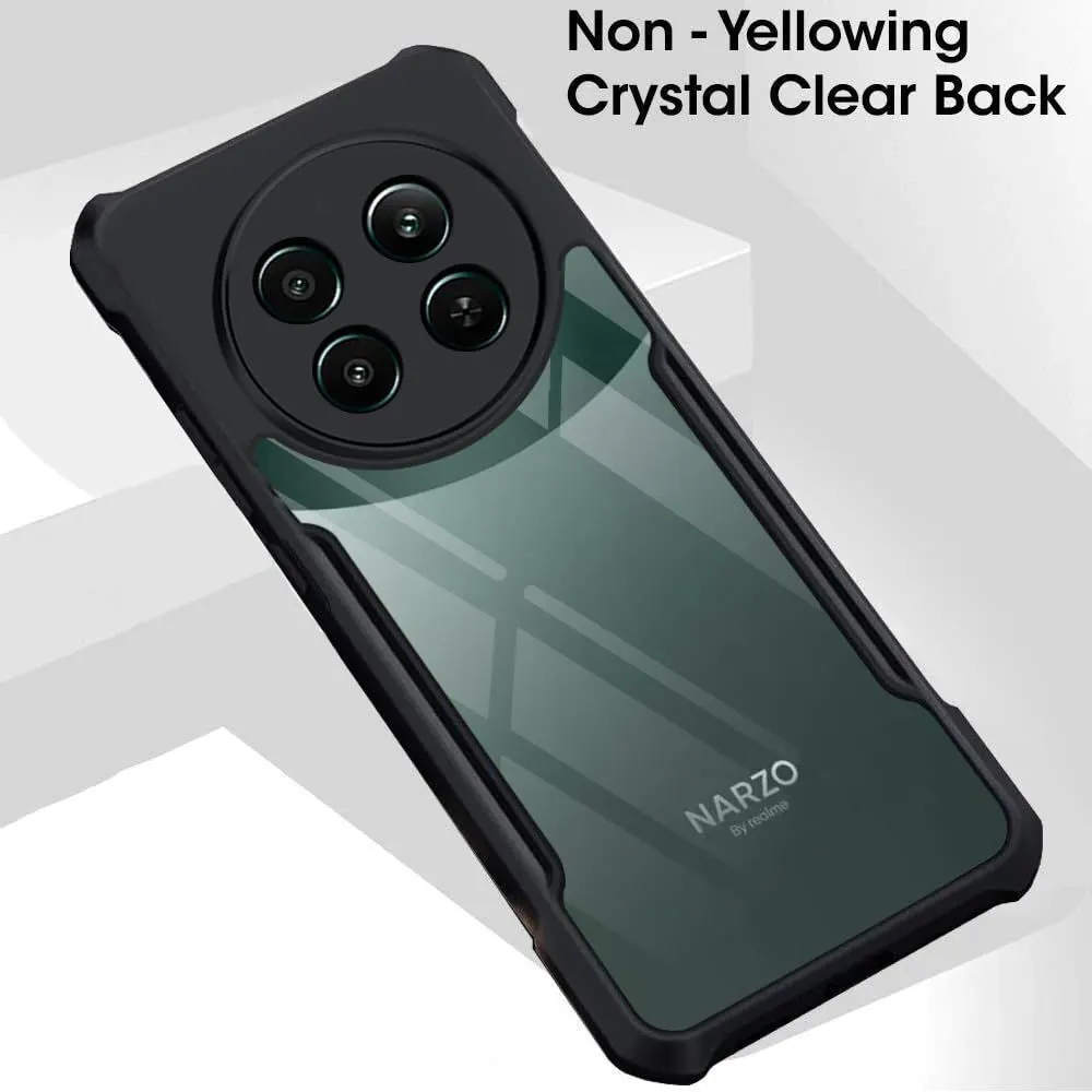 Micvir Back Cover for Realme 12x 5G (Transparent, Black, Shock Proof, Polycarbonate, Pack of: 1) — image 3 of 5