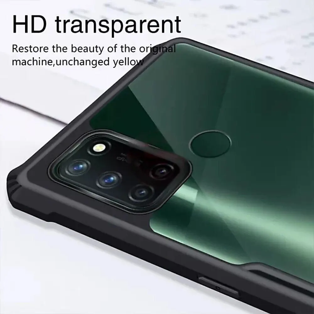 Micvir Back Cover for Realme 7i (Transparent, Black, Shock Proof, Polycarbonate, Pack of: 1) — image 4 of 5