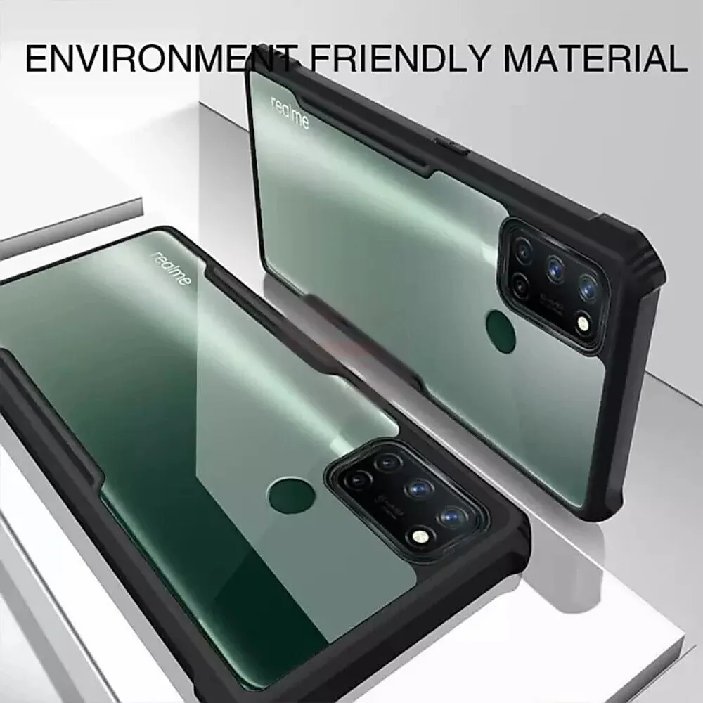 Micvir Back Cover for Realme 7i (Transparent, Black, Shock Proof, Polycarbonate, Pack of: 1) — image 5 of 5