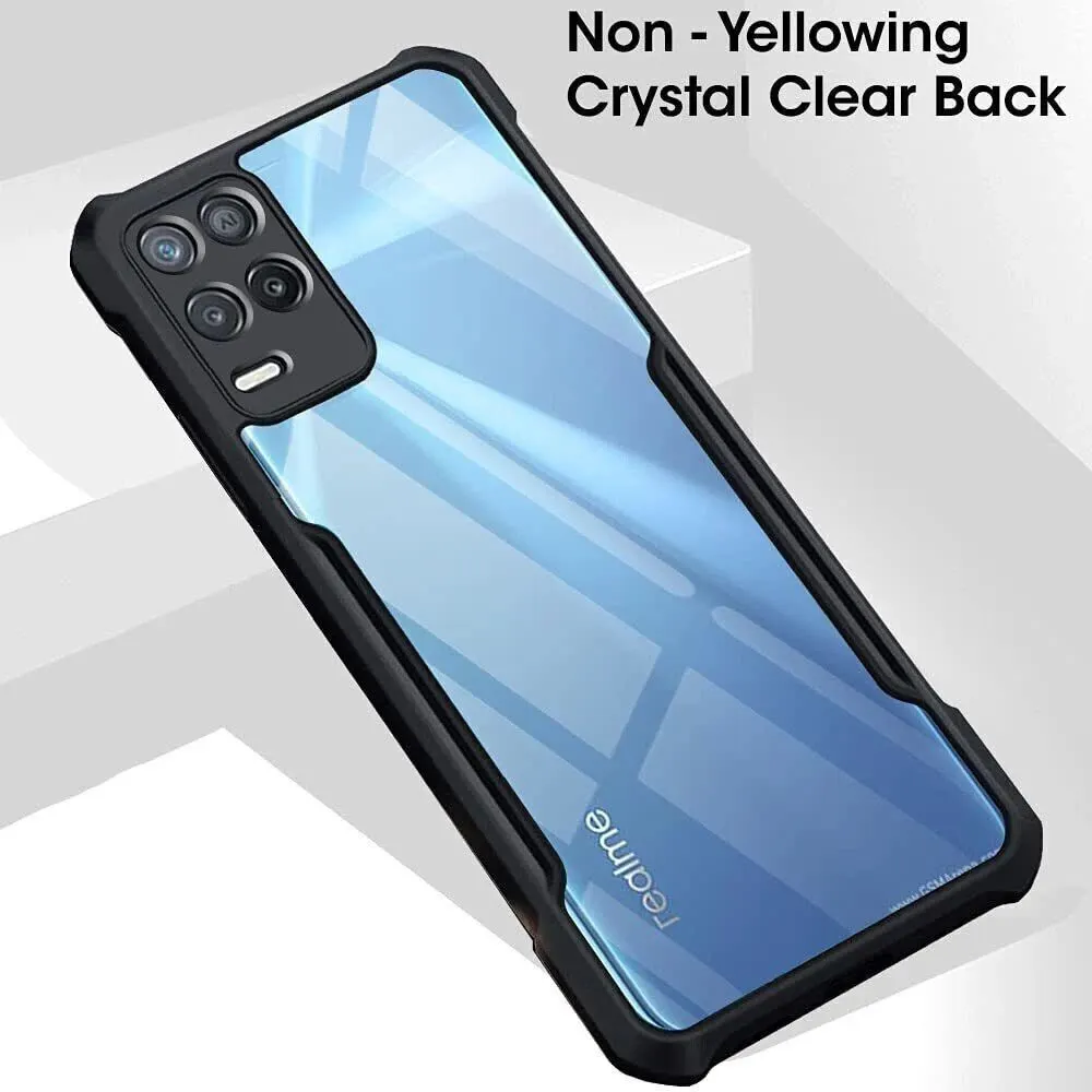 Micvir Back Cover for Realme 8 5G (Transparent, Black, Shock Proof, Polycarbonate, Pack of: 1) — image 3 of 5