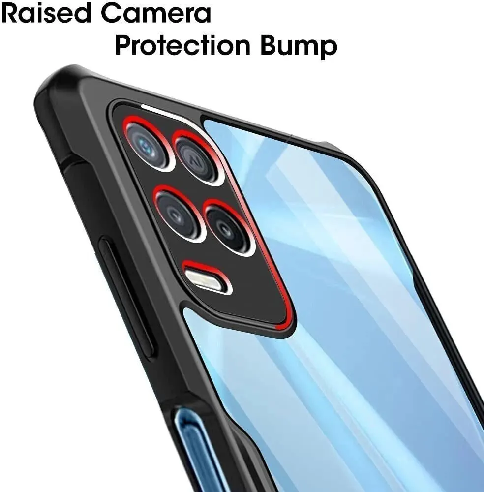 Micvir Back Cover for Realme 8 5G (Transparent, Black, Shock Proof, Polycarbonate, Pack of: 1) — image 4 of 5