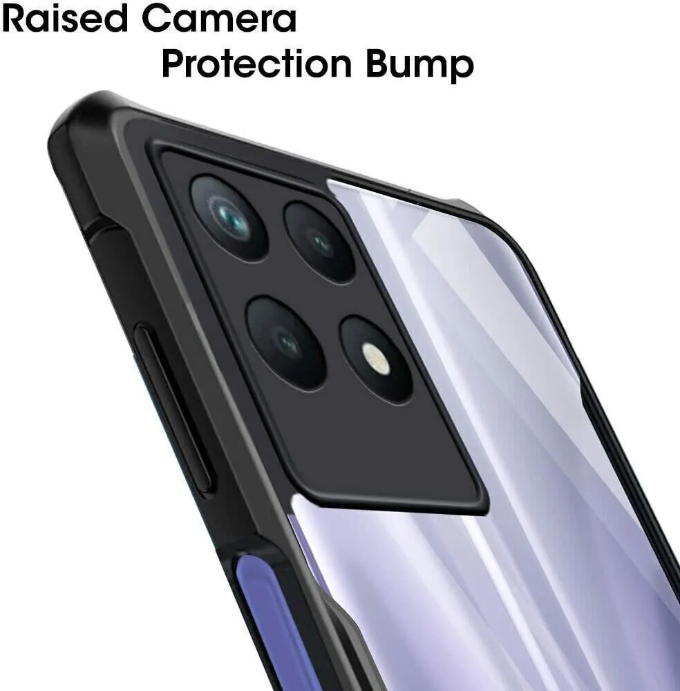 Micvir Back Cover for Realme 8i (Transparent, Black, Shock Proof, Polycarbonate, Pack of: 1) — image 4 of 5