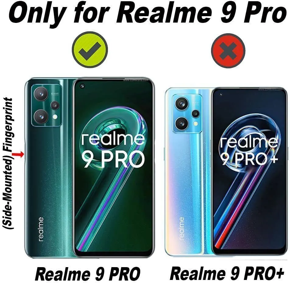 Micvir Back Cover for Realme 9 Pro 5G (Transparent, Blue, Shock Proof, Polycarbonate, Pack of: 1) — image 2 of 5