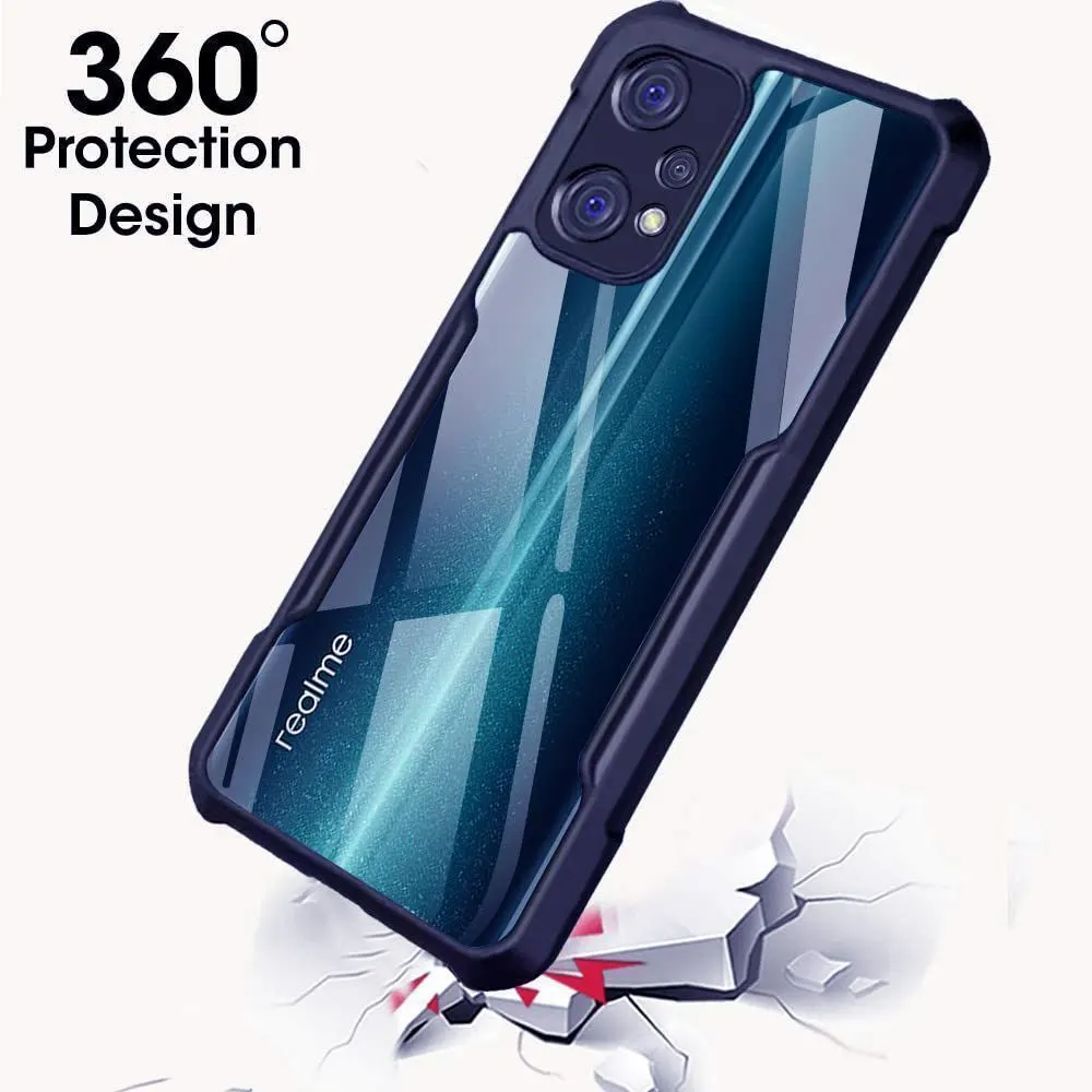Micvir Back Cover for Realme 9 Pro 5G (Transparent, Blue, Shock Proof, Polycarbonate, Pack of: 1) — image 3 of 5