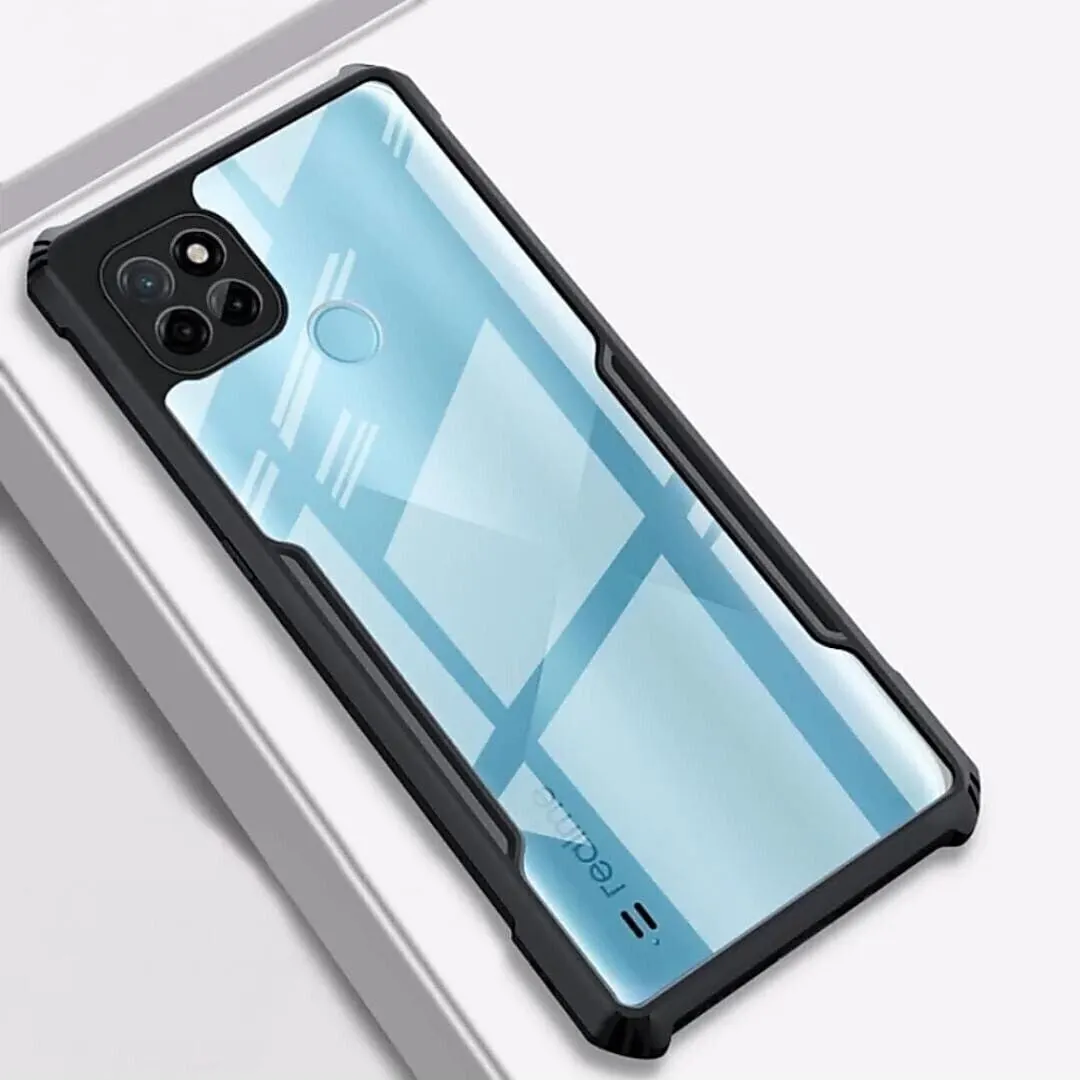 Micvir Back Cover for Realme C25Y (Transparent, Black, Shock Proof, Polycarbonate, Pack of: 1) — image 4 of 5