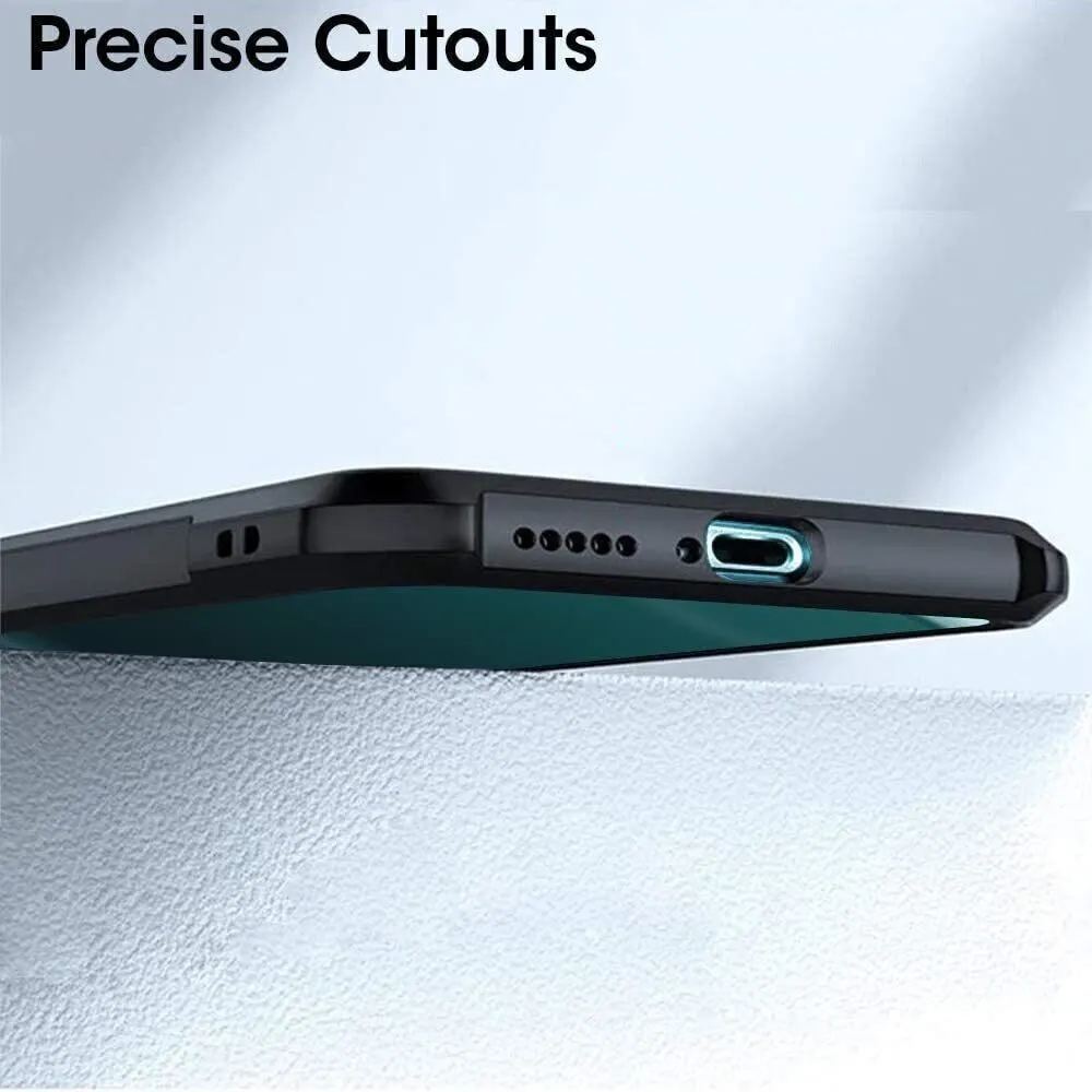 Micvir Back Cover for Realme C31 (Transparent, Black, Shock Proof, Polycarbonate, Pack of: 1) — image 4 of 5