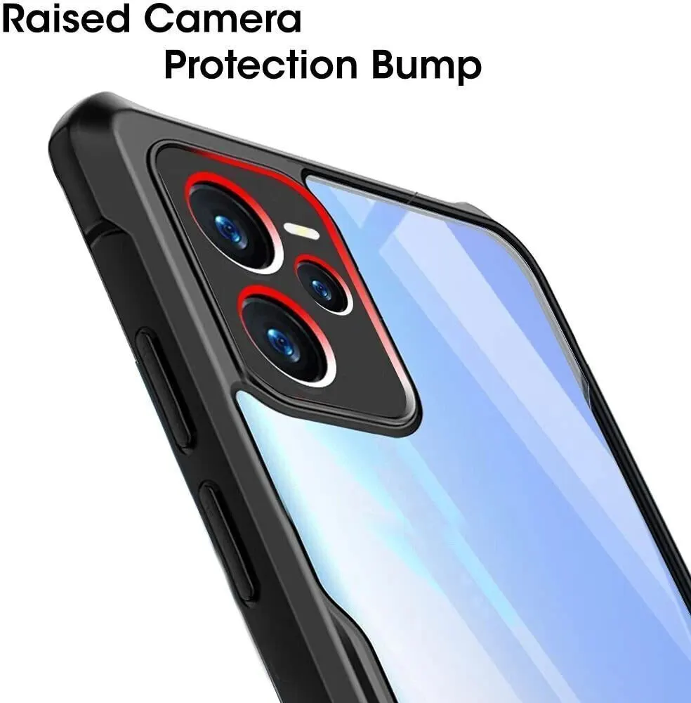 Micvir Back Cover for Realme C35 (Transparent, Black, Shock Proof, Polycarbonate, Pack of: 1) — image 4 of 5