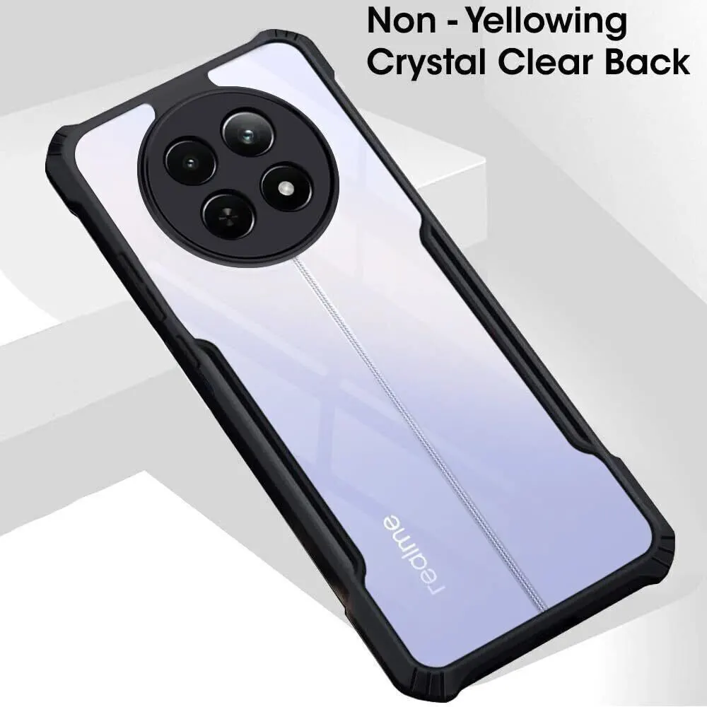 Micvir Back Cover for Realme C65 5G (Transparent, Black, Shock Proof, Polycarbonate, Pack of: 1) — image 3 of 5