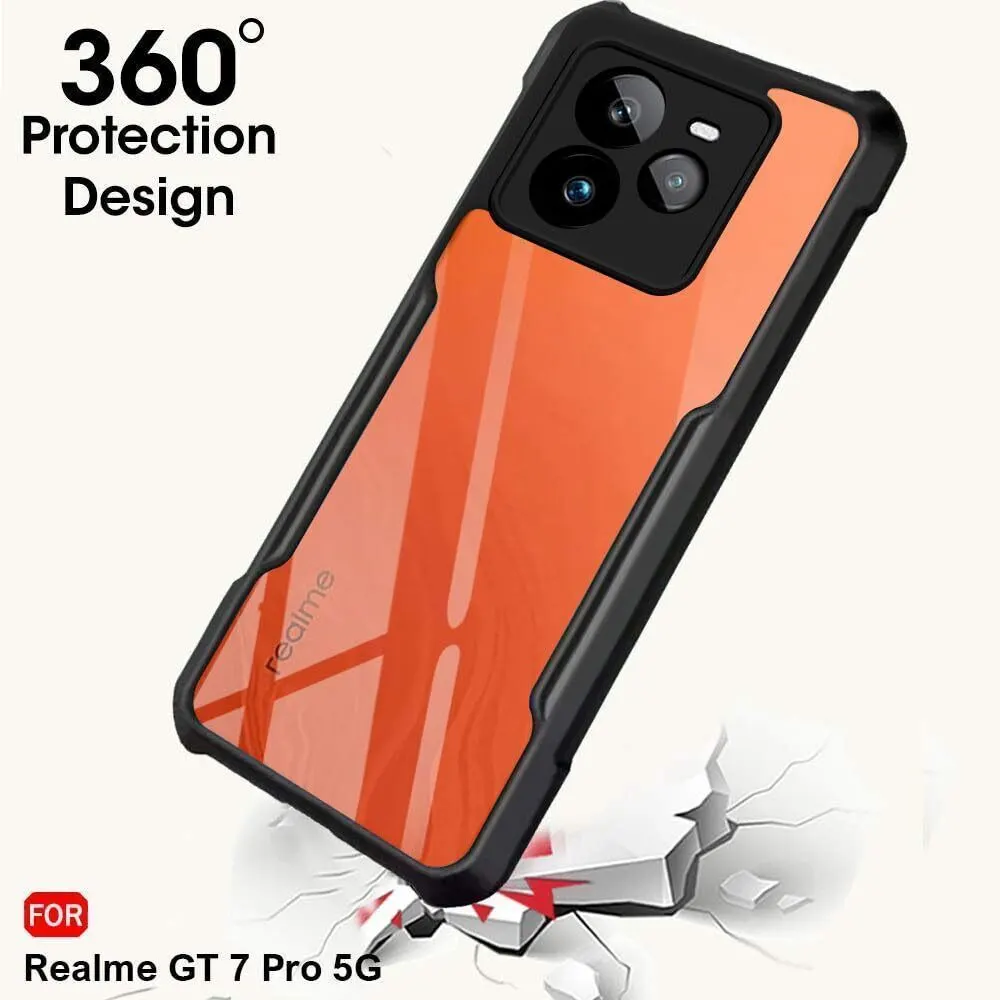 Micvir Back Cover for Realme GT 7 Pro (Transparent, Black, Shock Proof, Polycarbonate, Pack of: 1) — image 2 of 5