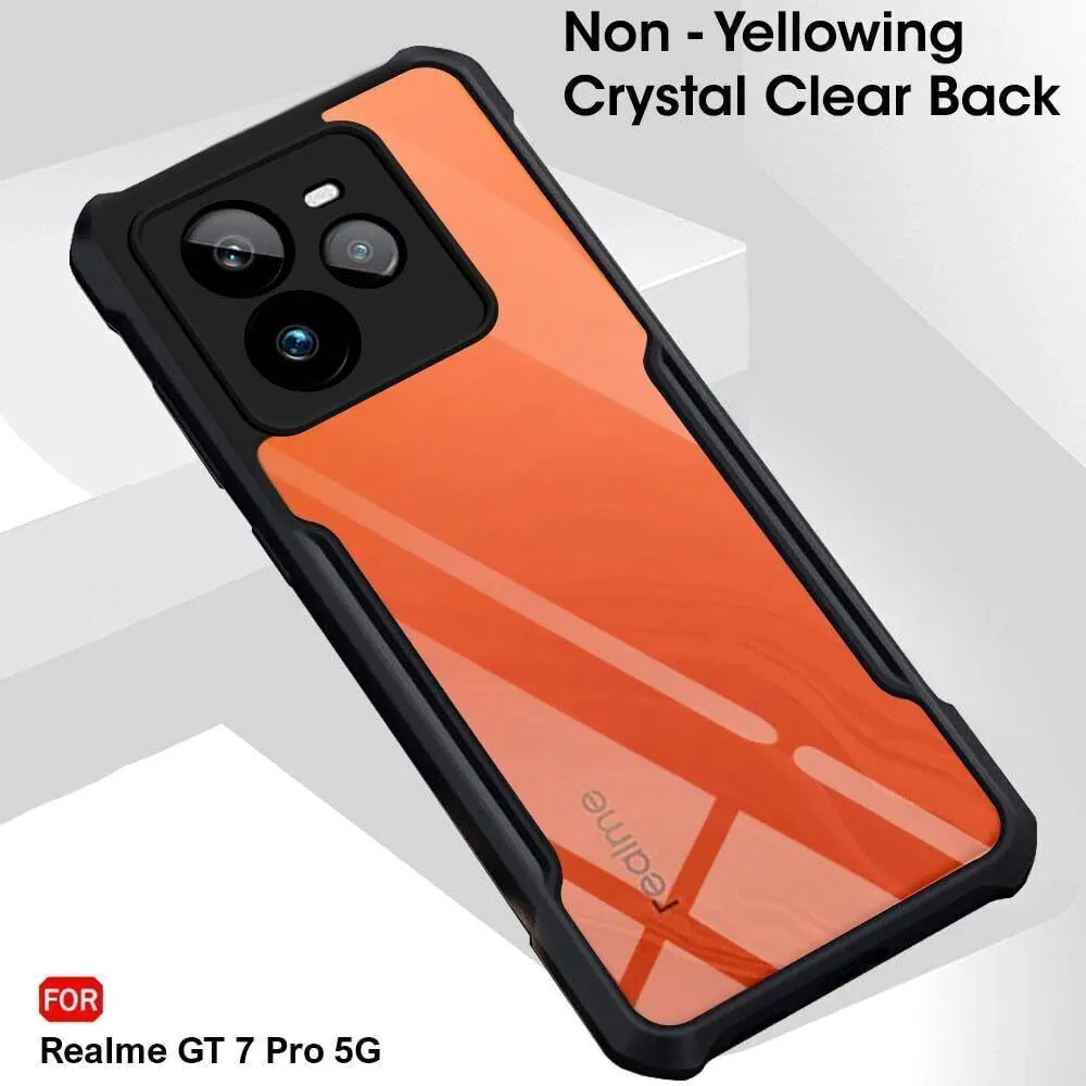 Micvir Back Cover for Realme GT 7 Pro (Transparent, Black, Shock Proof, Polycarbonate, Pack of: 1) — image 3 of 5