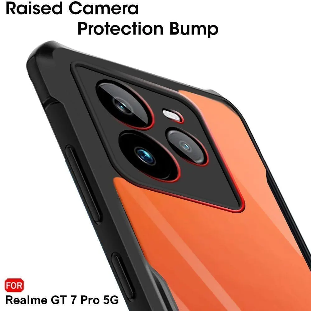 Micvir Back Cover for Realme GT 7 Pro (Transparent, Black, Shock Proof, Polycarbonate, Pack of: 1) — image 4 of 5