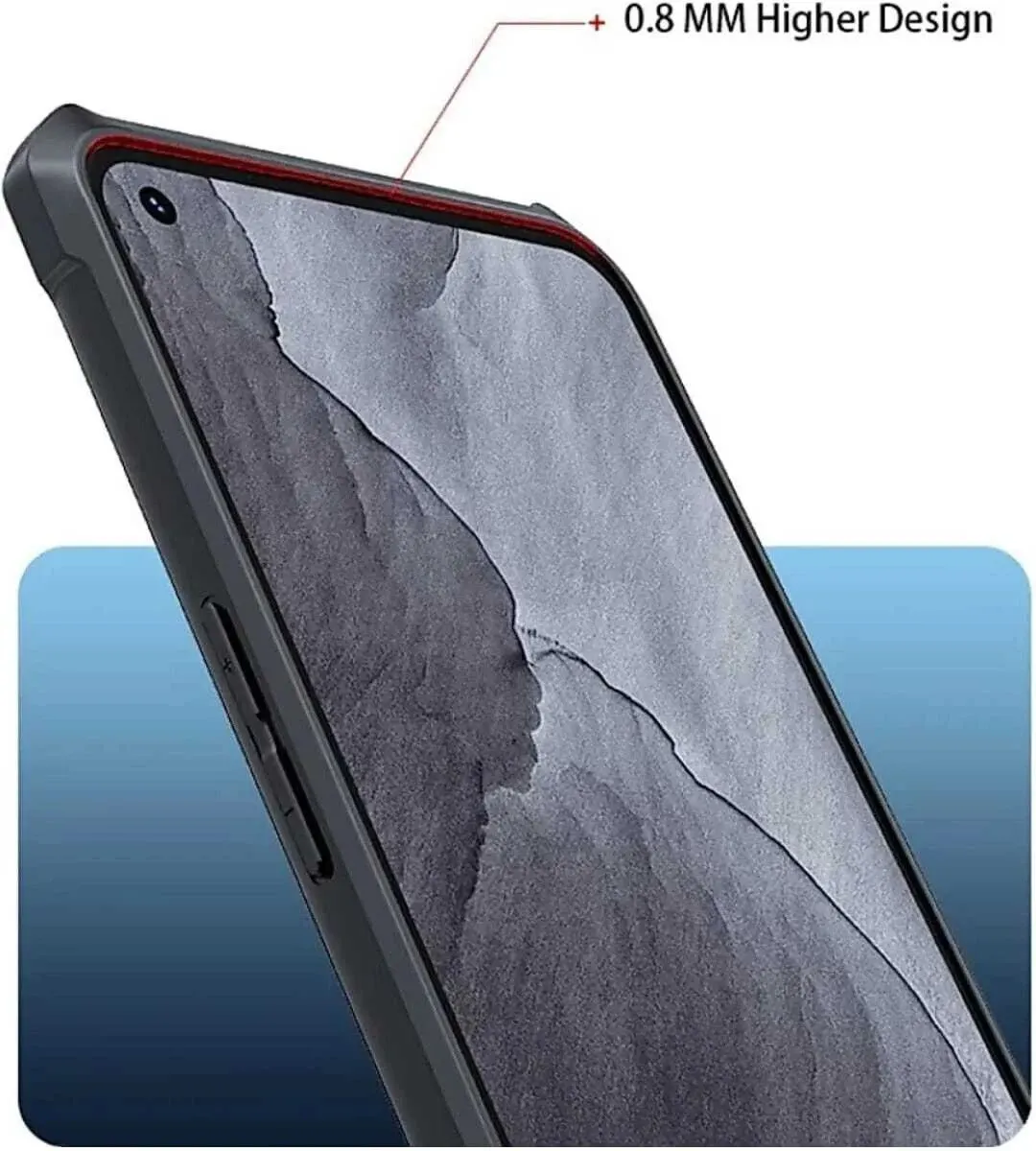 Micvir Back Cover for Realme GT Master Edition (Transparent, Black, Shock Proof, Polycarbonate, Pack of: 1) — image 3 of 5