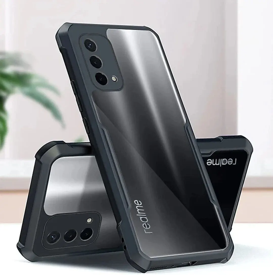 Micvir Back Cover for Realme GT Master Edition (Transparent, Black, Shock Proof, Polycarbonate, Pack of: 1) — image 4 of 5