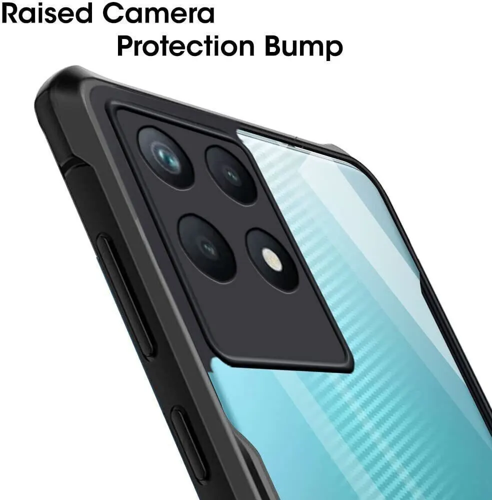 Micvir Back Cover for Realme Narzo 50 (Transparent, Black, Shock Proof, Polycarbonate, Pack of: 1) — image 4 of 5