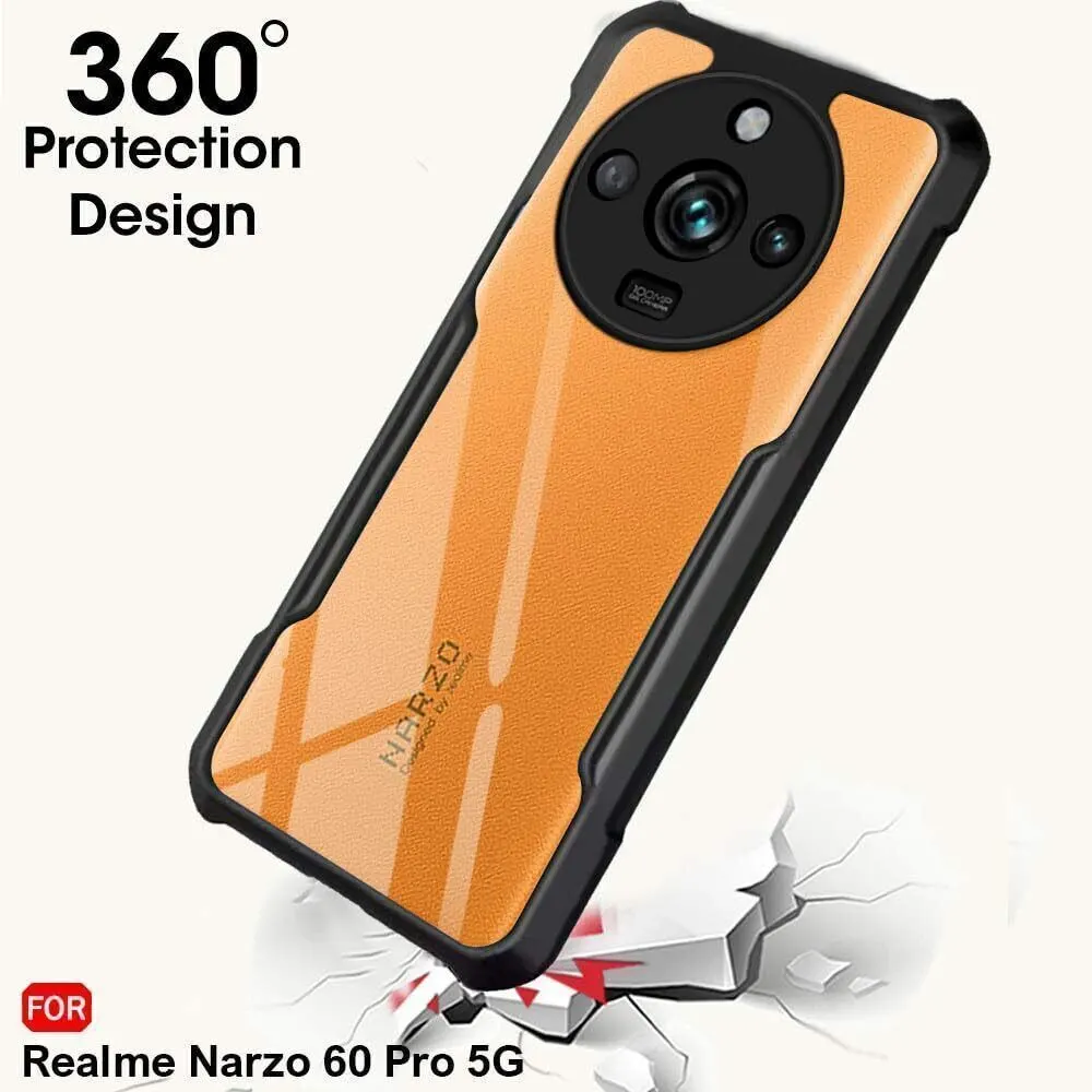 Micvir Back Cover for Realme Narzo 60 Pro 5G (Transparent, Black, Shock Proof, Polycarbonate, Pack of: 1) — image 2 of 5