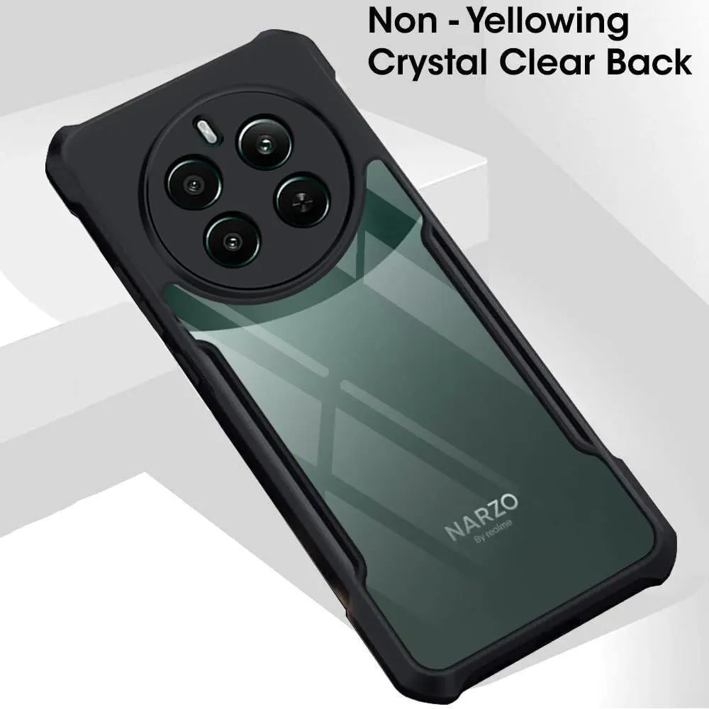 Micvir Back Cover for Realme P1 Pro 5G (Transparent, Black, Shock Proof, Polycarbonate, Pack of: 1) — image 3 of 5