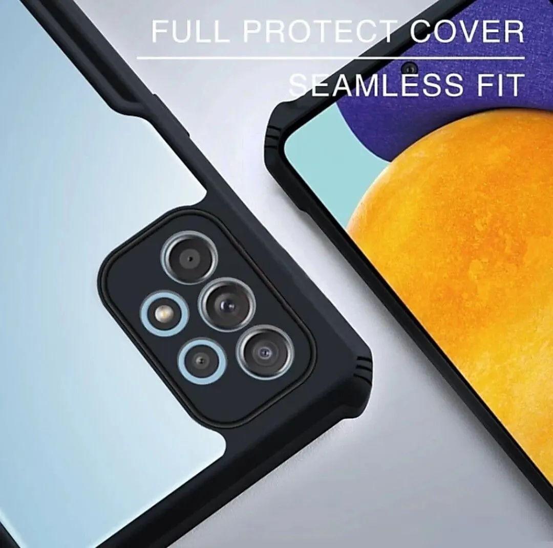 Micvir Back Cover for Samsung Galaxy A32 (Transparent, Black, Shock Proof, Polycarbonate, Pack of: 1) — image 2 of 5