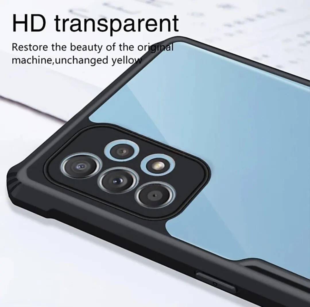 Micvir Back Cover for Samsung Galaxy A32 (Transparent, Black, Shock Proof, Polycarbonate, Pack of: 1) — image 3 of 5