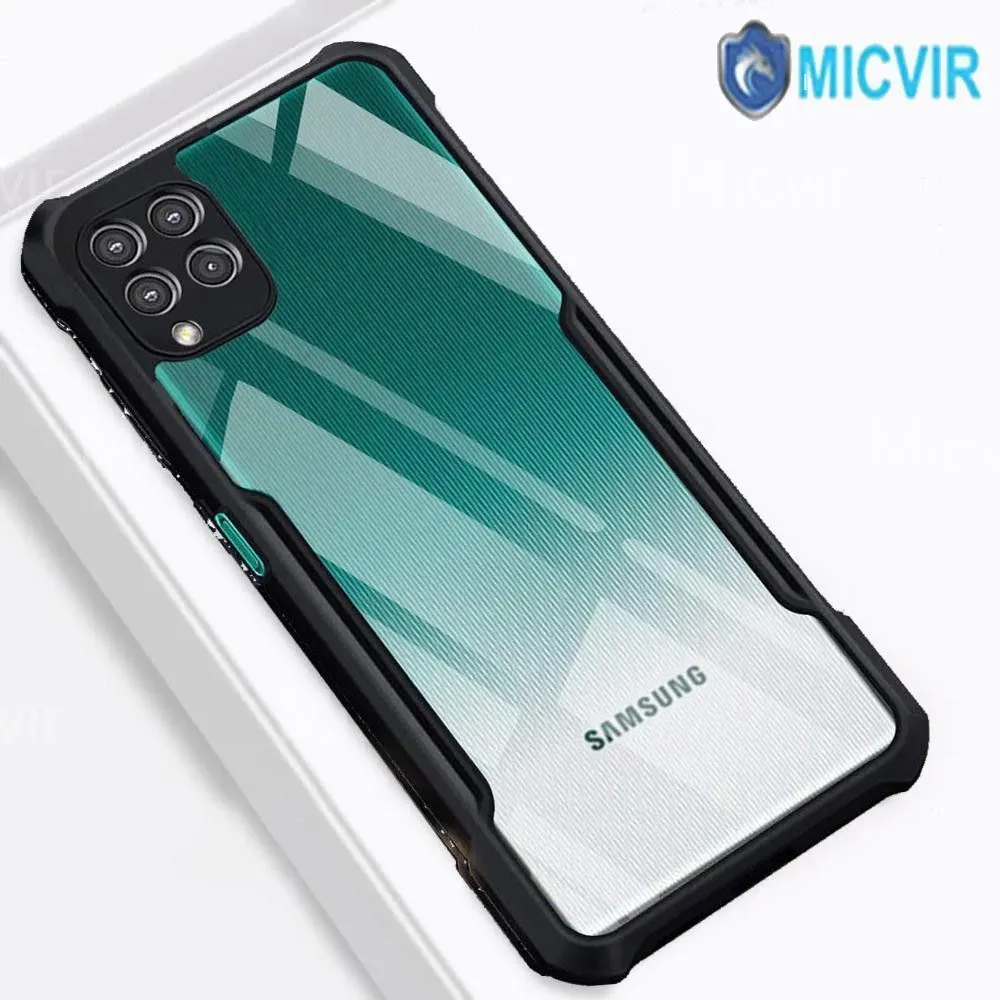 Micvir Back Cover for Samsung Galaxy F62, Samsung Galaxy M62 (Transparent, Black, Shock Proof, Polycarbonate, Pack of: 1) — image 3 of 5