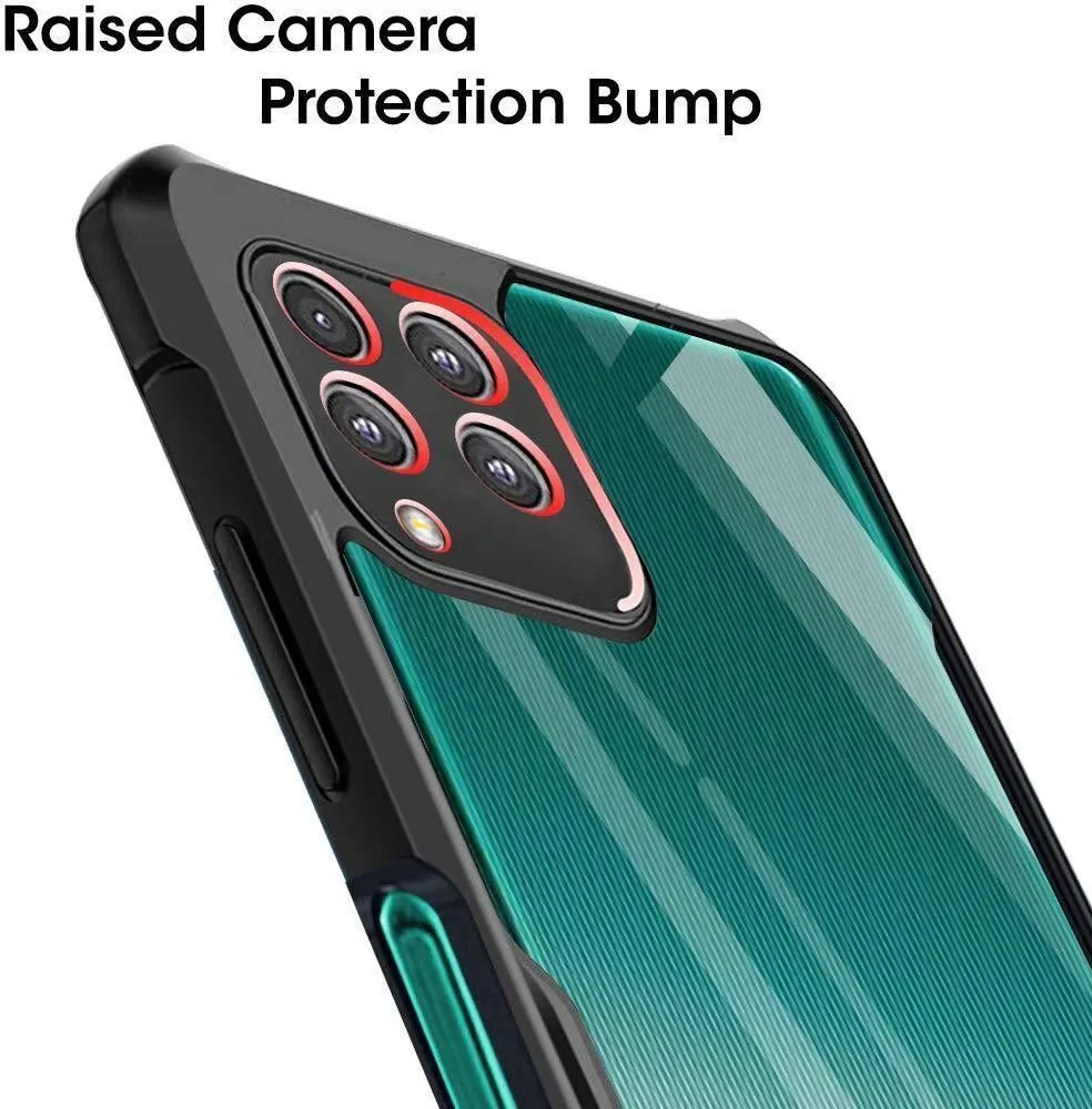 Micvir Back Cover for Samsung Galaxy F62, Samsung Galaxy M62 (Transparent, Black, Shock Proof, Polycarbonate, Pack of: 1) — image 4 of 5