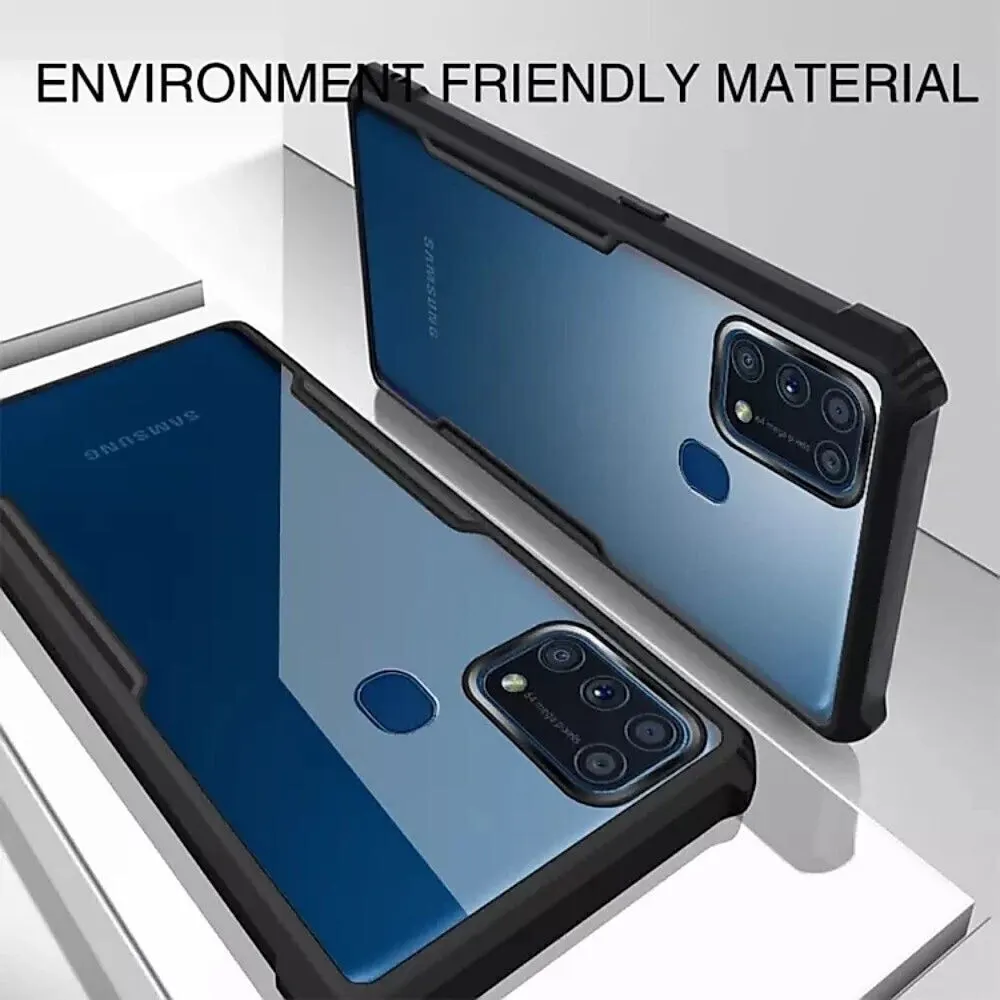 Micvir Back Cover for Samsung Galaxy F41 (Transparent, Black, Shock Proof, Polycarbonate, Pack of: 1) — image 3 of 4