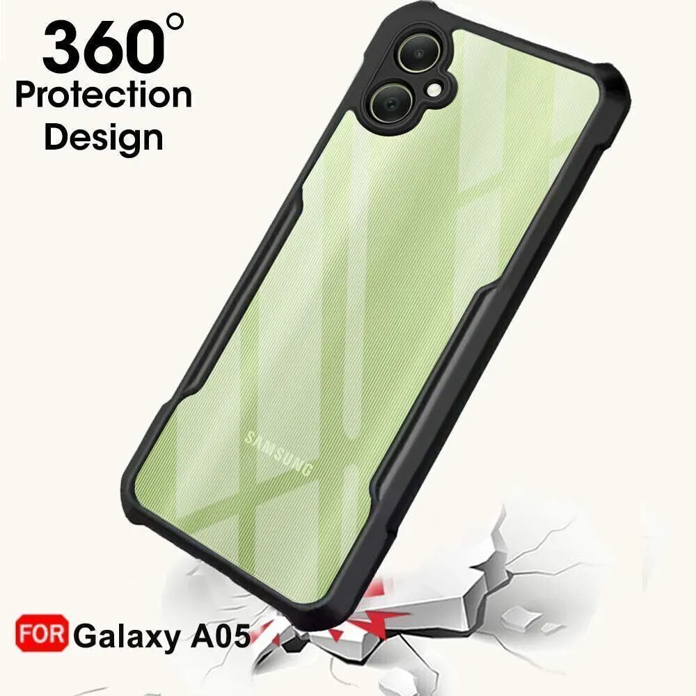 Micvir Back Cover for Samsung Galaxy A05 (Transparent, Black, Shock Proof, Polycarbonate, Pack of: 1) — image 2 of 5