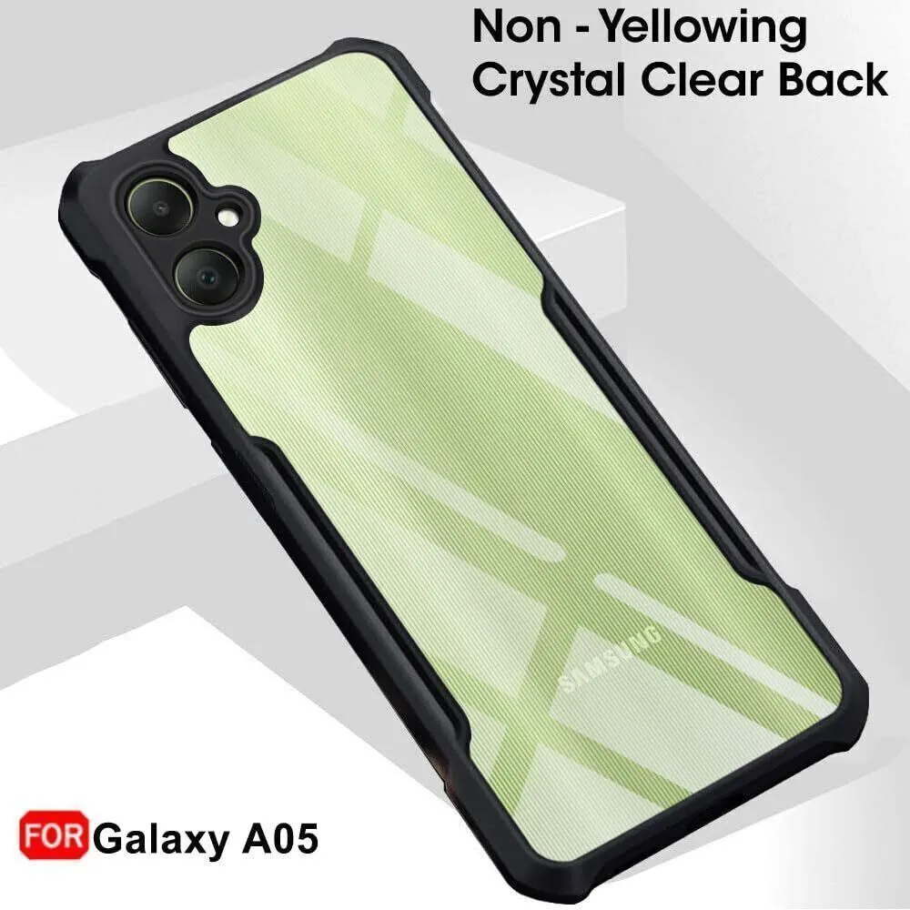 Micvir Back Cover for Samsung Galaxy A05 (Transparent, Black, Shock Proof, Polycarbonate, Pack of: 1) — image 3 of 5