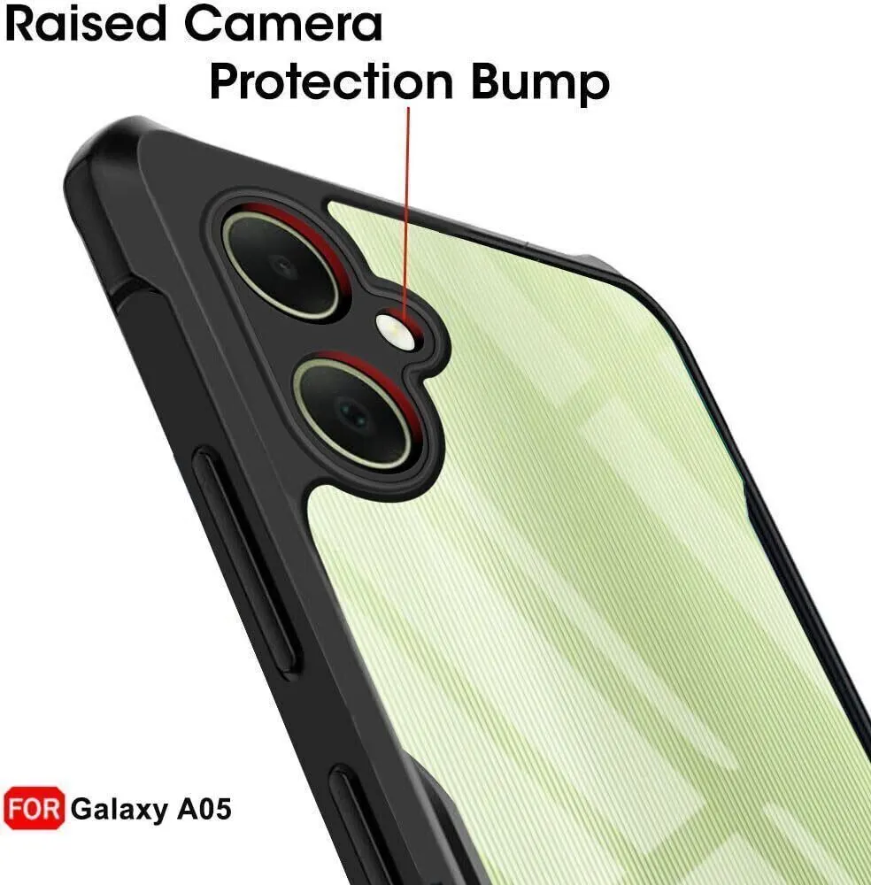 Micvir Back Cover for Samsung Galaxy A05 (Transparent, Black, Shock Proof, Polycarbonate, Pack of: 1) — image 4 of 5