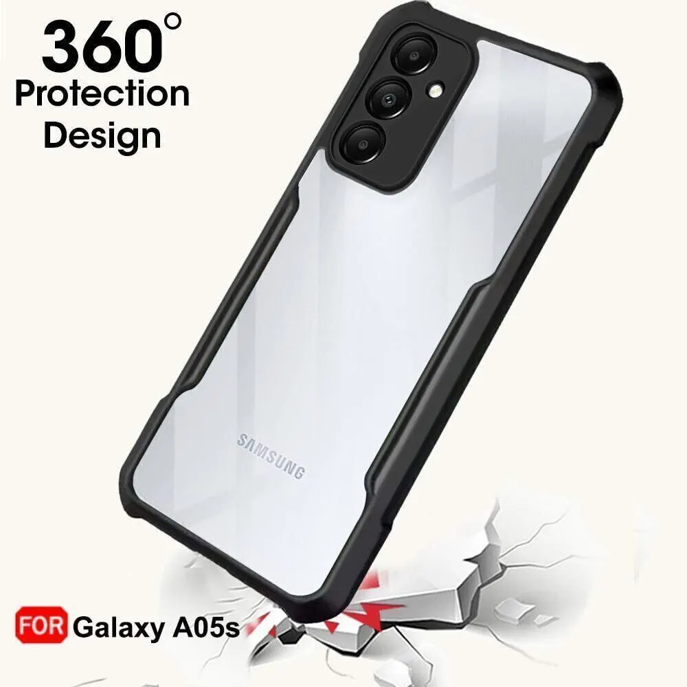 Micvir Back Cover for Samsung Galaxy A05s (Transparent, Black, Shock Proof, Polycarbonate, Pack of: 1) — image 2 of 5