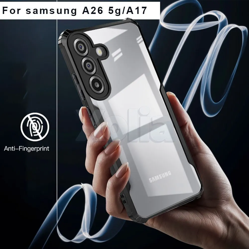 Xolia Back Cover for Samsung Galaxy A17 5G (Transparent, Black, Shock Proof, Polycarbonate, Pack of: 1) — image 2 of 5