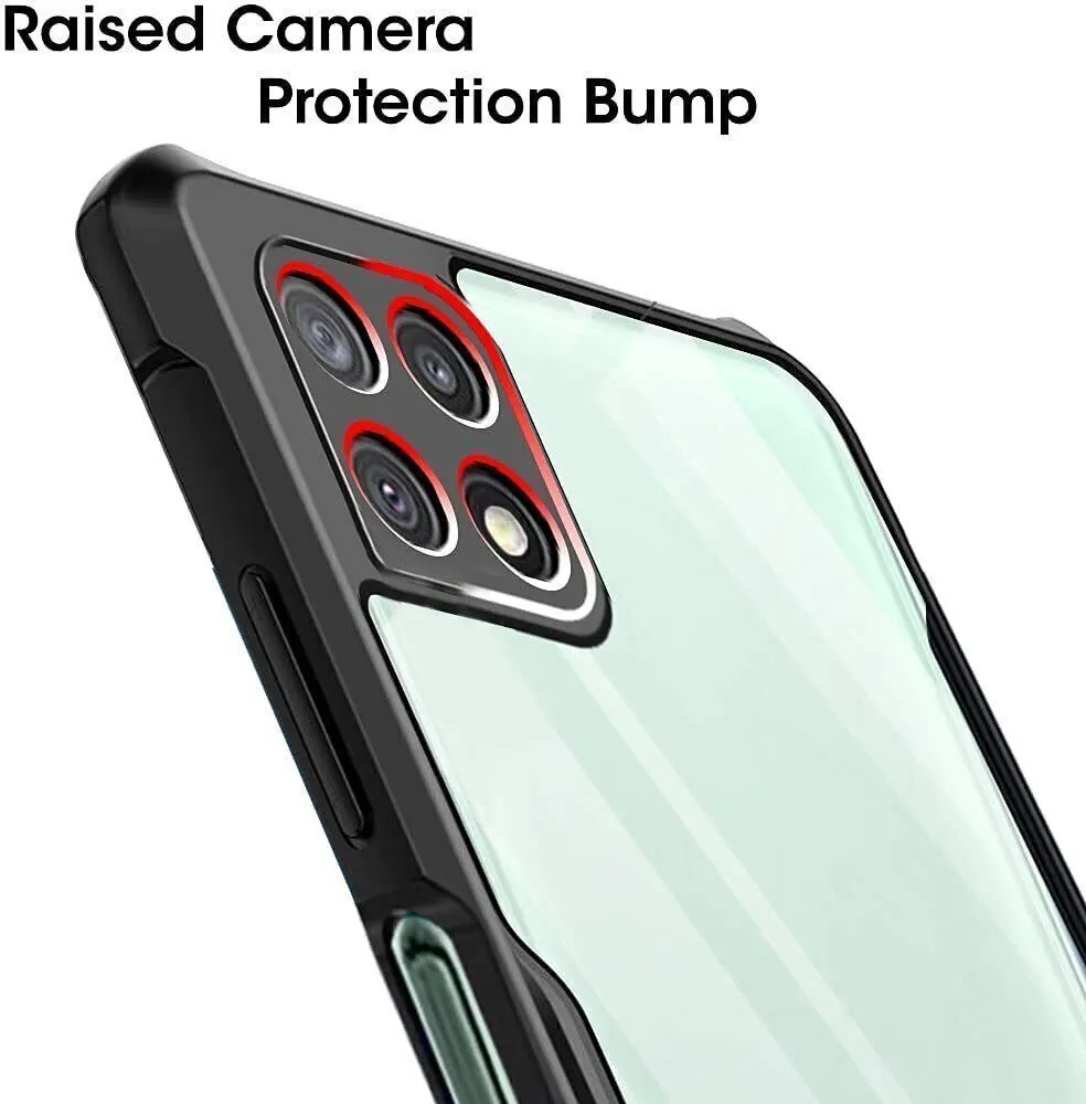 Micvir Back Cover for Samsung Galaxy A22s 5G (Transparent, Black, Shock Proof, Polycarbonate, Pack of: 1) — image 4 of 5