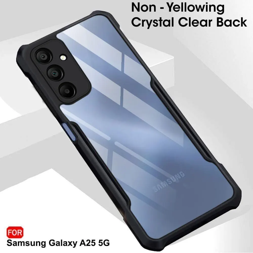 Micvir Back Cover for Samsung Galaxy A25 5G (Transparent, Black, Shock Proof, Polycarbonate, Pack of: 1) — image 3 of 4