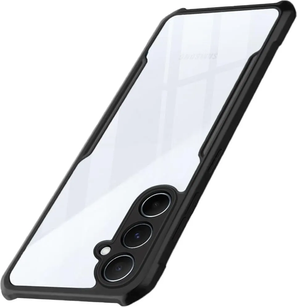 Micvir Back Cover for SAMSUNG Galaxy A35 5G (Transparent, Black, Shock Proof, Polycarbonate, Pack of: 1)