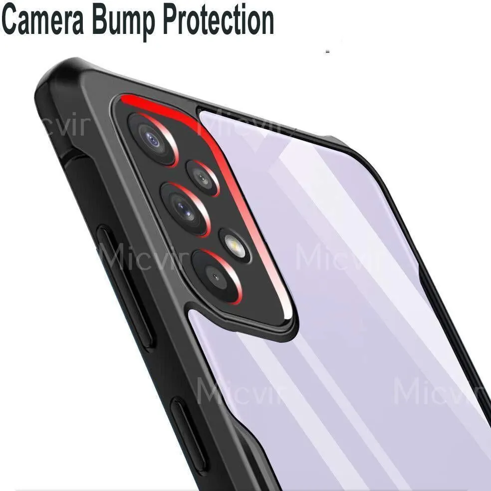 Micvir Back Cover for Samsung Galaxy A72 (Transparent, Black, Shock Proof, Polycarbonate, Pack of: 1) — image 4 of 5