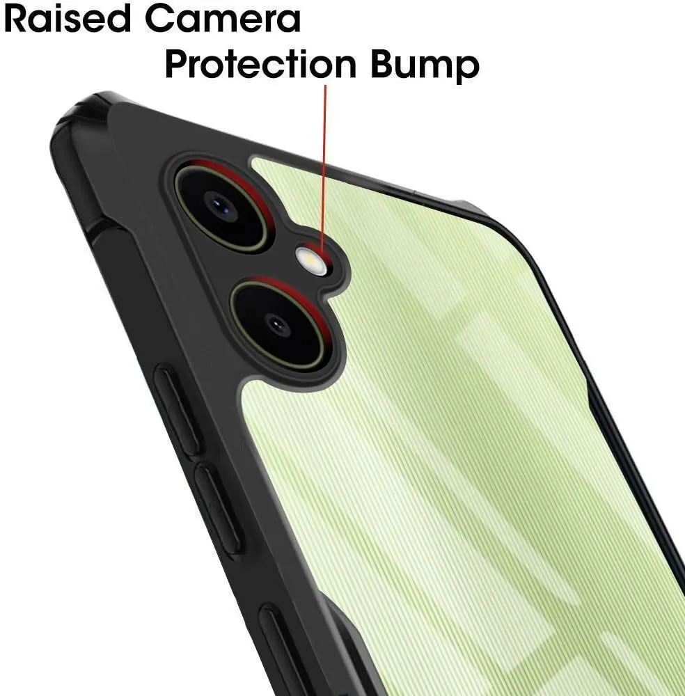 Micvir Back Cover for SAMSUNG Galaxy F06 5G (Transparent, Black, Shock Proof, Polycarbonate, Pack of: 1) — image 4 of 5
