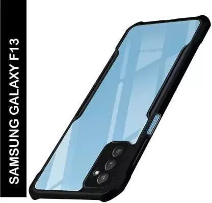 Micvir Back Cover for Samsung Galaxy F13 (Transparent, Black, Shock Proof, Polycarbonate, Pack of: 1) — image 3 of 5
