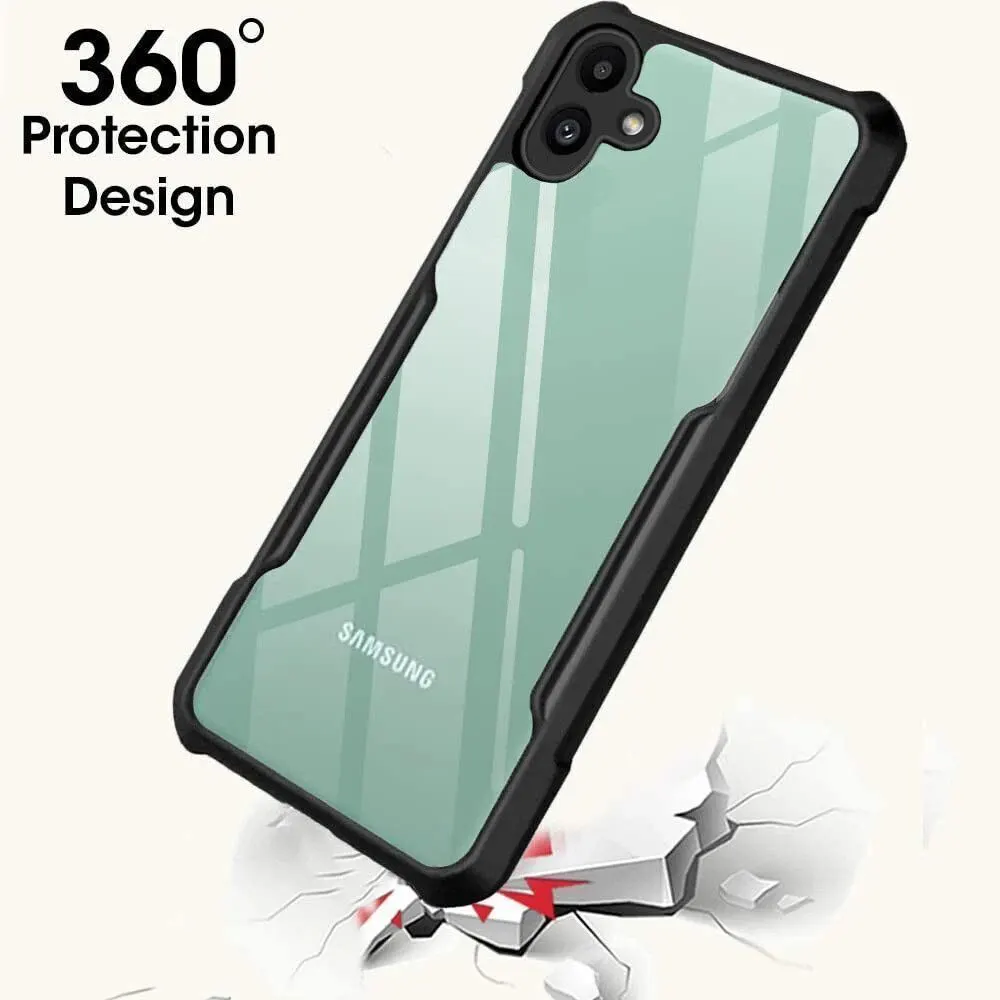 Micvir Back Cover for Samsung Galaxy F14 5G (Transparent, Black, Shock Proof, Polycarbonate, Pack of: 1) — image 2 of 5