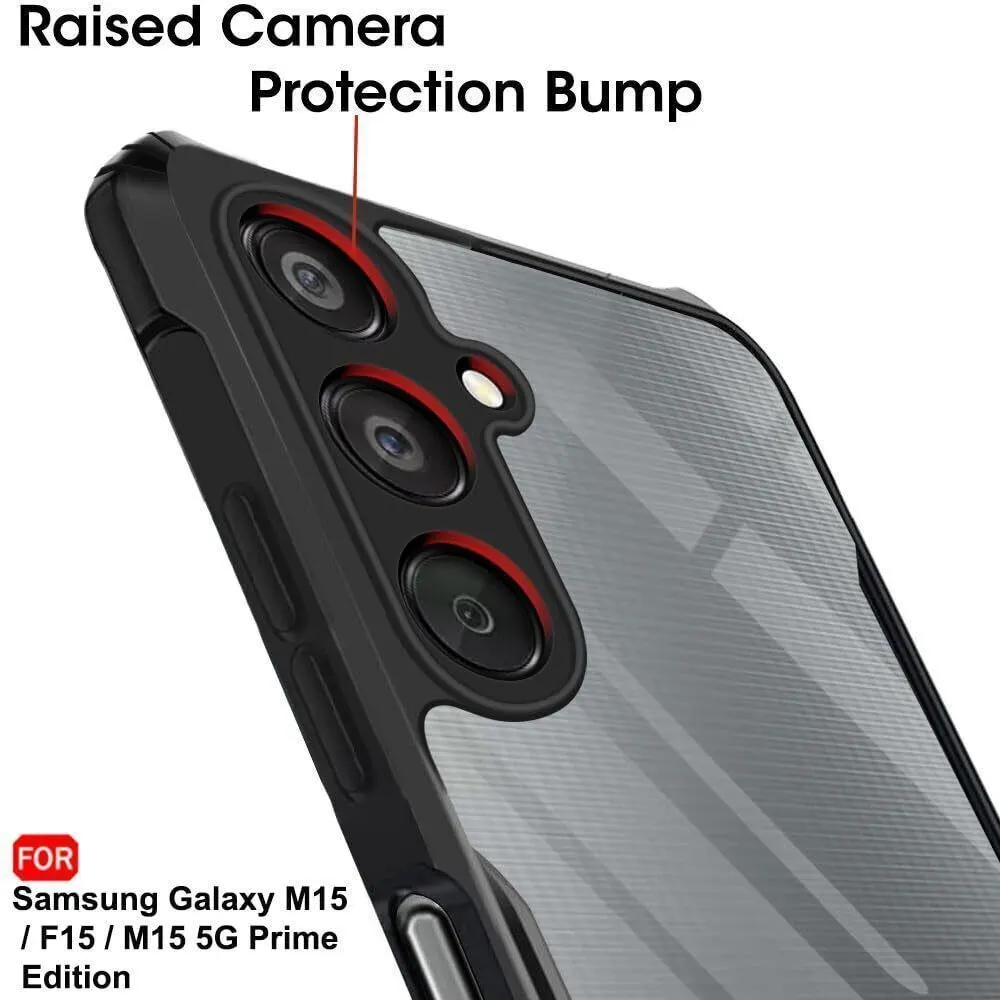 Micvir Back Cover for Samsung Galaxy F15 5G (Transparent, Black, Shock Proof, Polycarbonate, Pack of: 1) — image 4 of 5