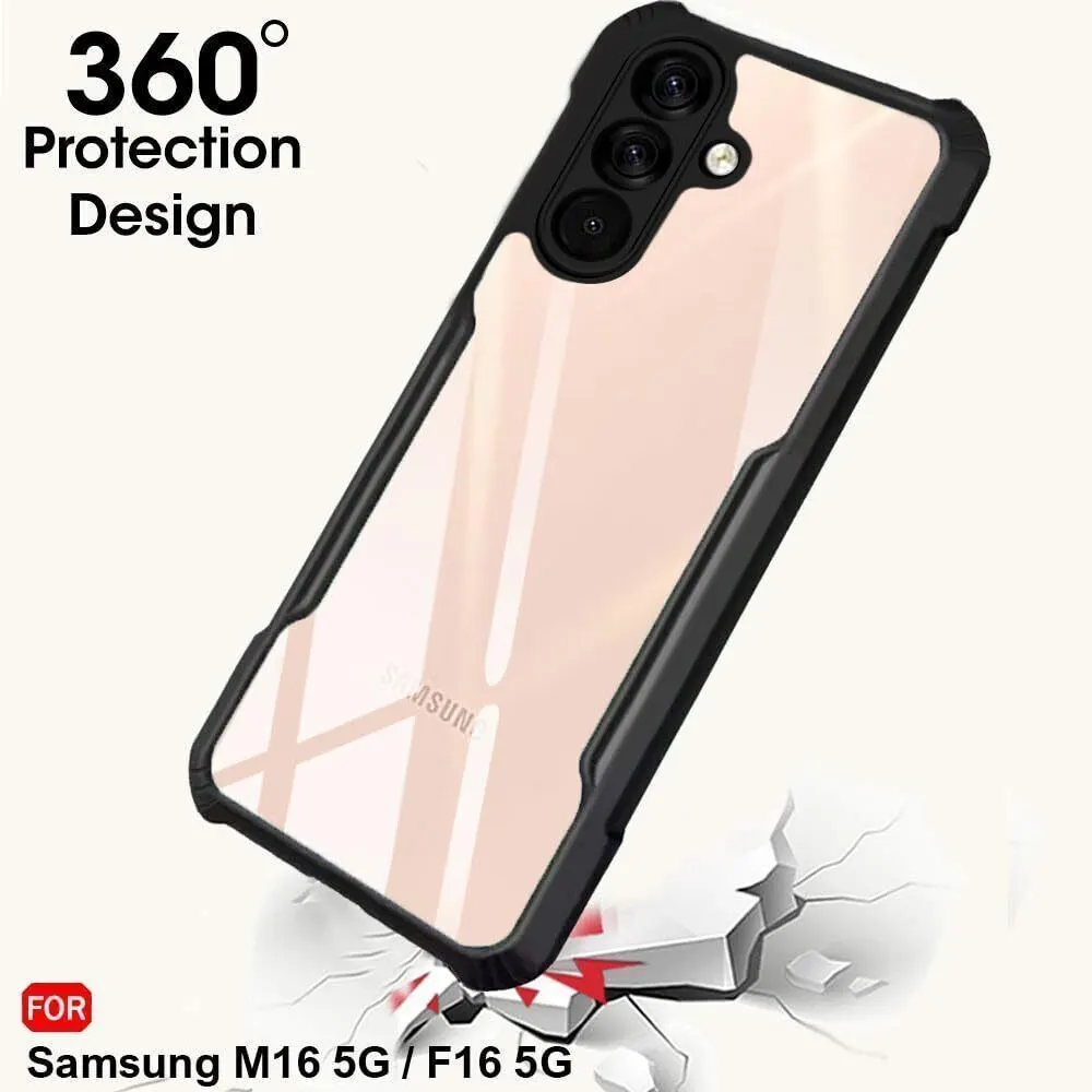 Micvir Back Cover for Samsung Galaxy F16 5G (Transparent, Black, Shock Proof, Polycarbonate, Pack of: 1) — image 2 of 5