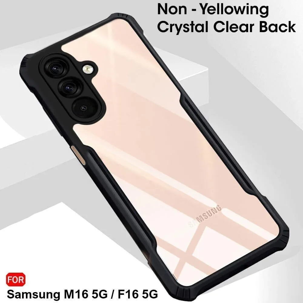 Micvir Back Cover for Samsung Galaxy F16 5G (Transparent, Black, Shock Proof, Polycarbonate, Pack of: 1) — image 3 of 5