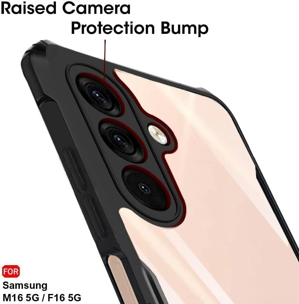 Micvir Back Cover for Samsung Galaxy F16 5G (Transparent, Black, Shock Proof, Polycarbonate, Pack of: 1) — image 4 of 5