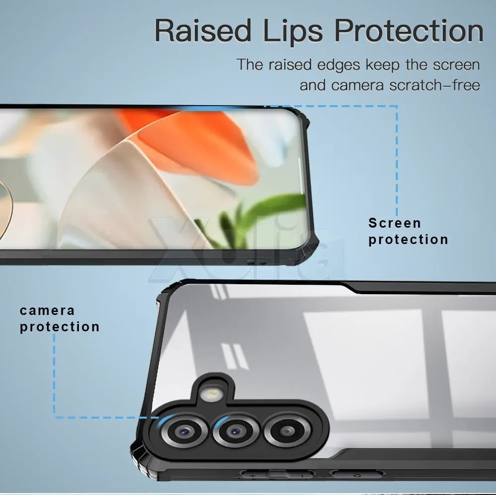 Xolia Back Cover for Samsung Galaxy F17 5G (Transparent, Black, Shock Proof, Polycarbonate) — image 4 of 5