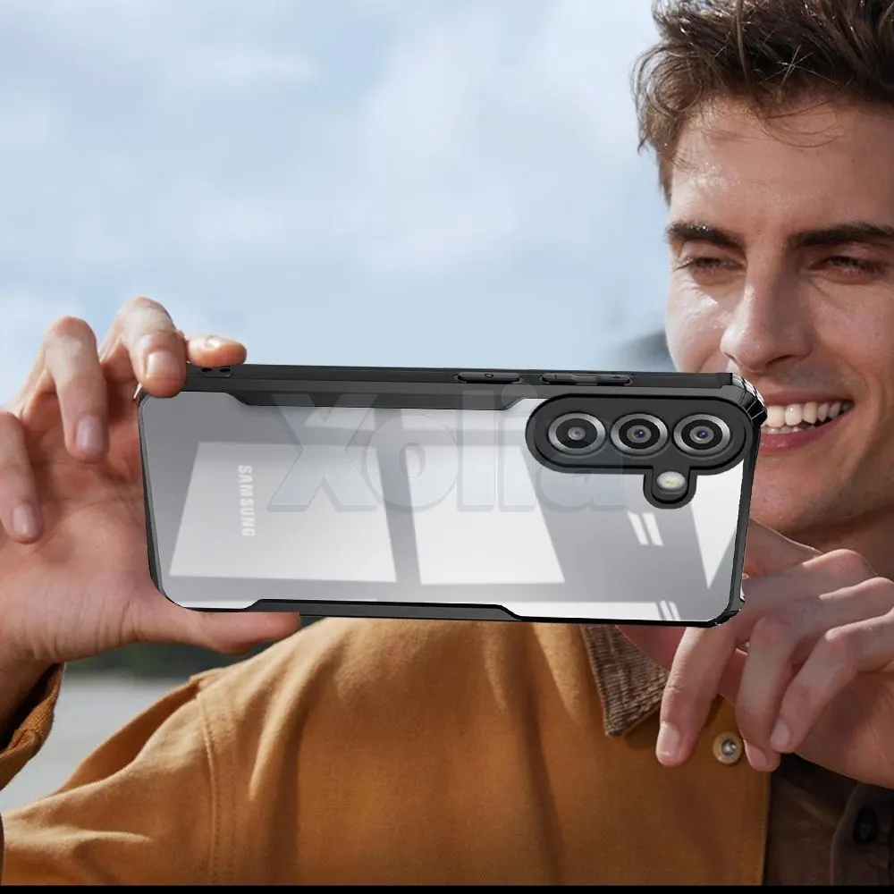 Xolia Back Cover for Samsung Galaxy F17 5G (Transparent, Black, Shock Proof, Polycarbonate) — image 5 of 5