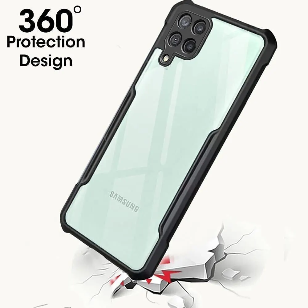 Micvir Back Cover for Samsung Galaxy F22 (Transparent, Black, Shock Proof, Polycarbonate, Pack of: 1) — image 2 of 5