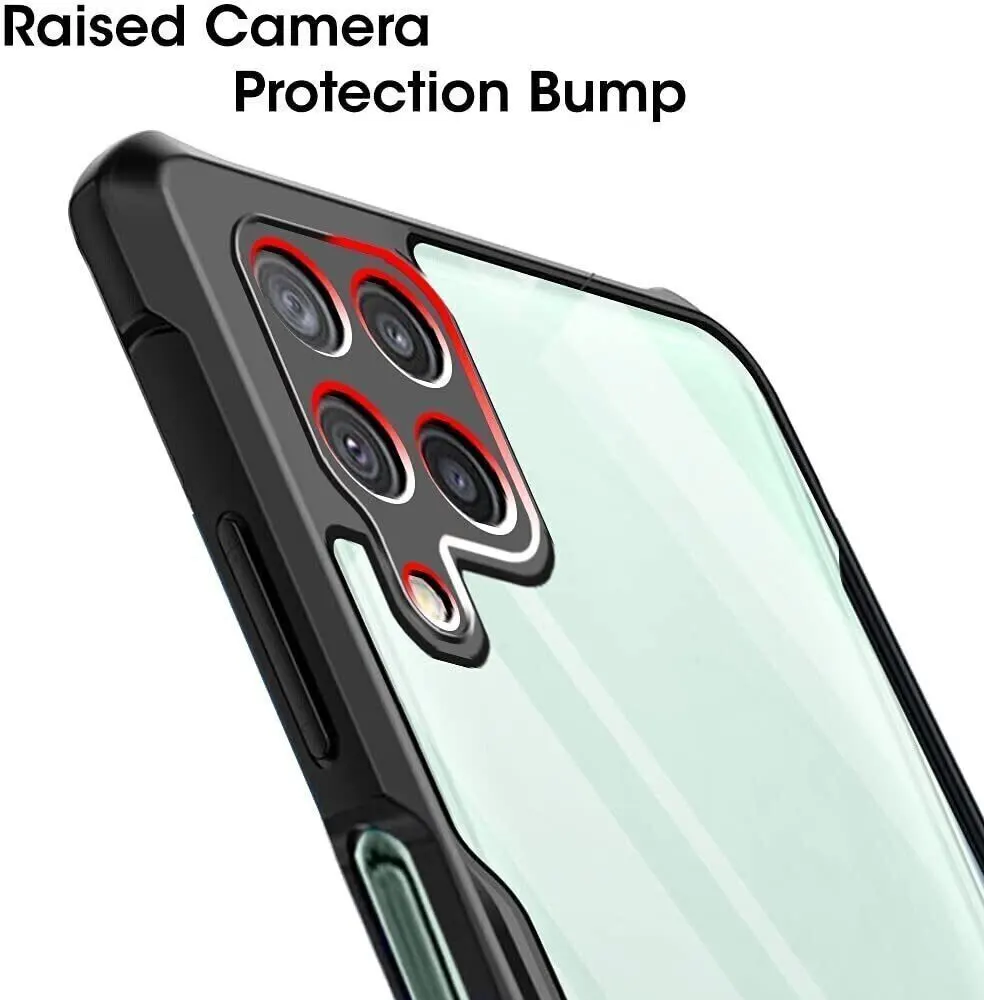 Micvir Back Cover for Samsung Galaxy F22 (Transparent, Black, Shock Proof, Polycarbonate, Pack of: 1) — image 4 of 5