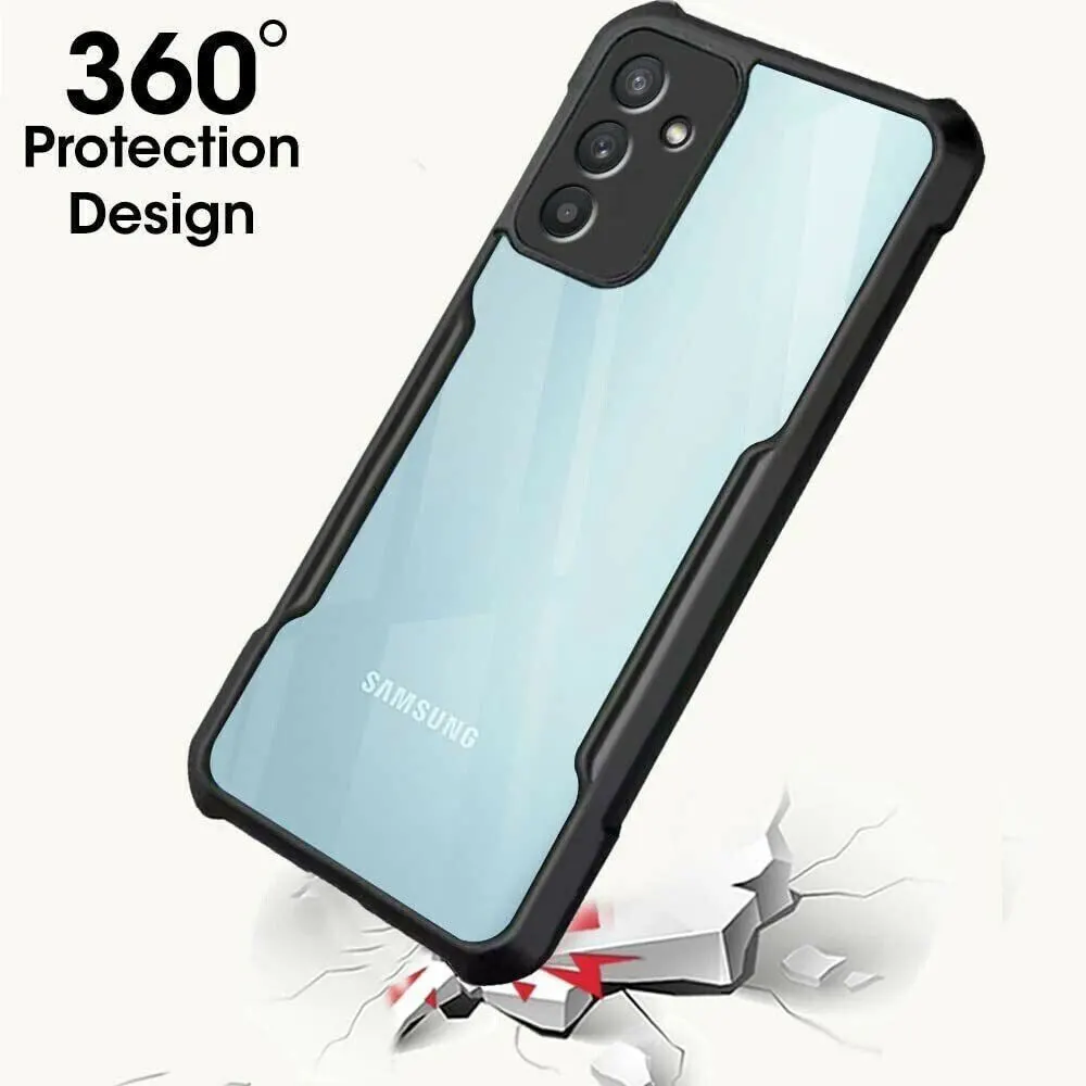 Micvir Back Cover for Samsung Galaxy F23 5G (Transparent, Black, Shock Proof, Polycarbonate, Pack of: 1) — image 2 of 5