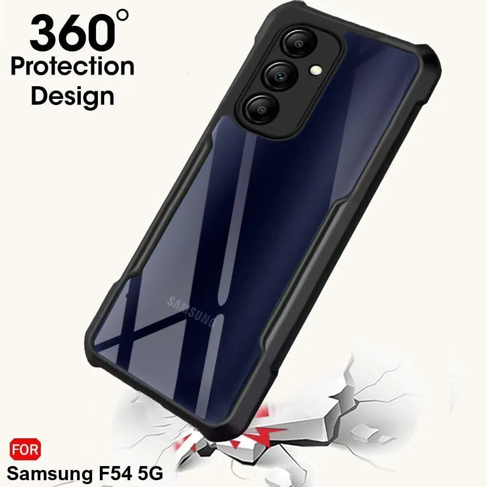 Micvir Back Cover for Samsung Galaxy F54 5G (Transparent, Black, Shock Proof, Polycarbonate, Pack of: 1) — image 2 of 5