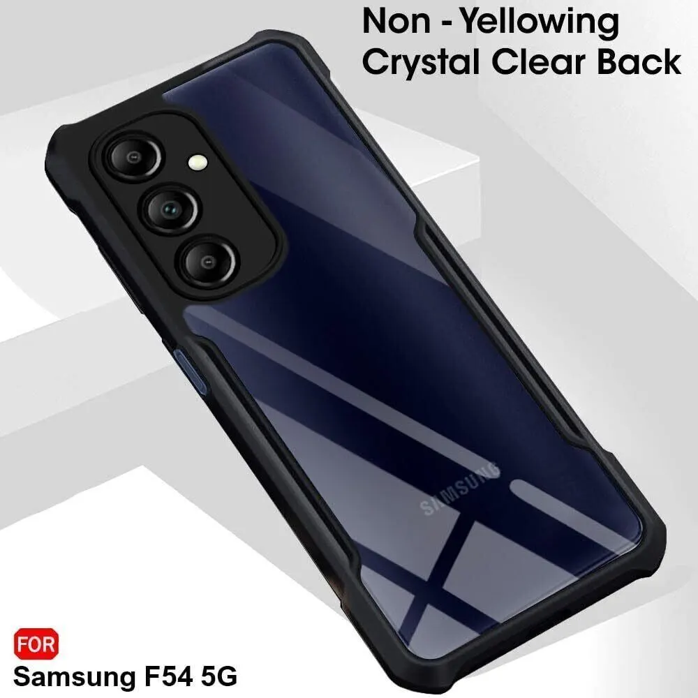 Micvir Back Cover for Samsung Galaxy F54 5G (Transparent, Black, Shock Proof, Polycarbonate, Pack of: 1) — image 3 of 5