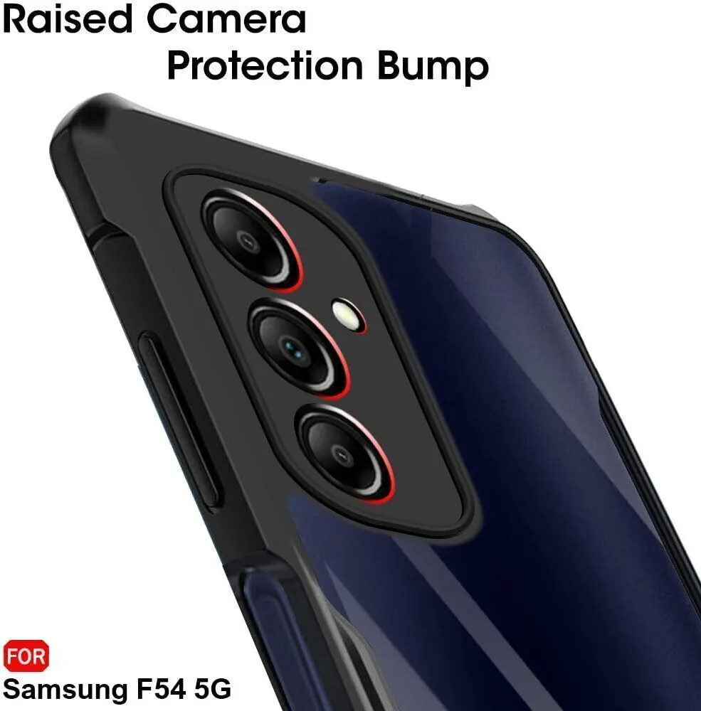 Micvir Back Cover for Samsung Galaxy F54 5G (Transparent, Black, Shock Proof, Polycarbonate, Pack of: 1) — image 4 of 5