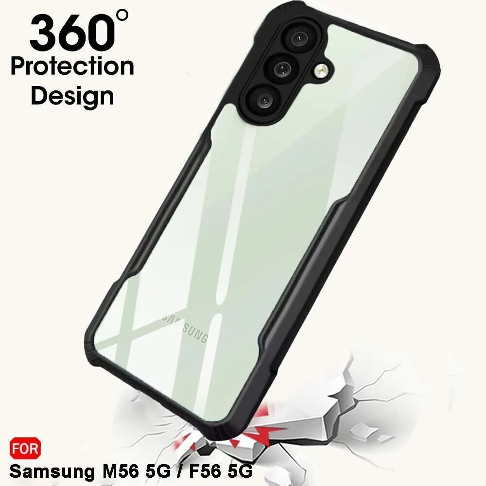 Micvir Back Cover for Samsung Galaxy F56 5G (Transparent, Black, Shock Proof, Polycarbonate, Pack of: 1) — image 2 of 5